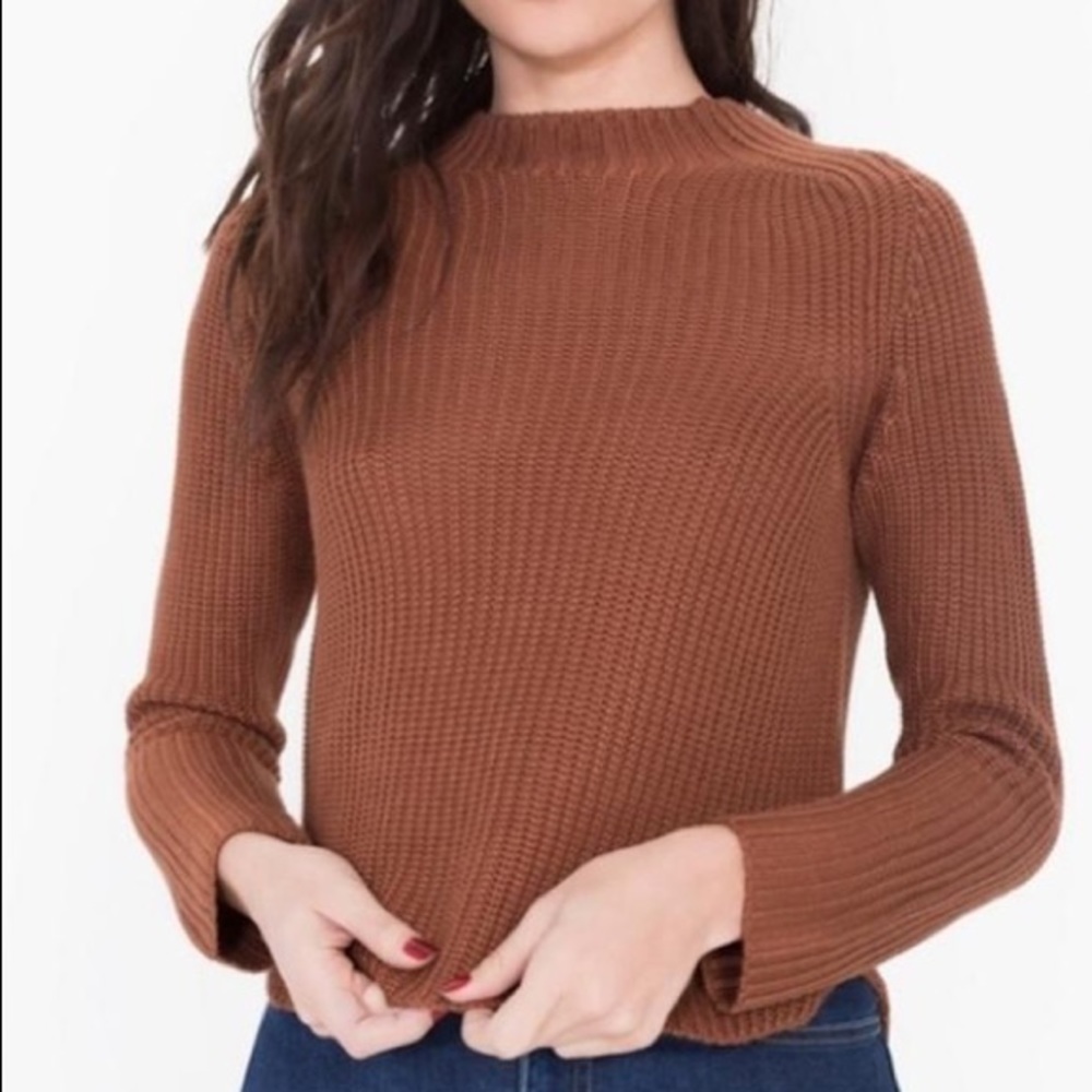 🌿American Apparel Cropped knit Sweater